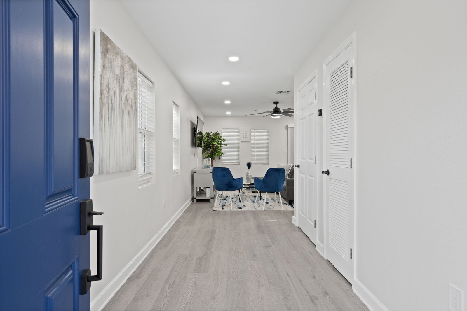 Entry hallway in a Home Haven vacation rental
